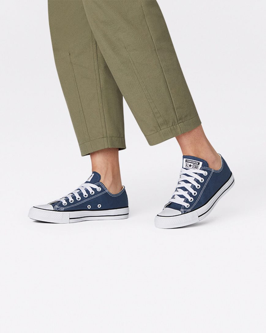 Men's Converse Chuck Taylor All Star Classic Low Top Shoes Navy | AU C5934U